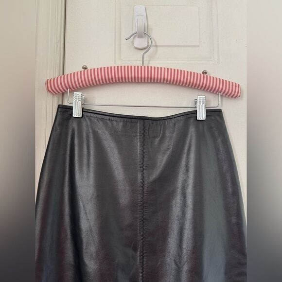 Old Navy Collection Black Leather Skirt Size XS/S - Picture 5 of 12